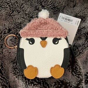 NWT LC Lauren Conrad Penguin 🐧 coin purse